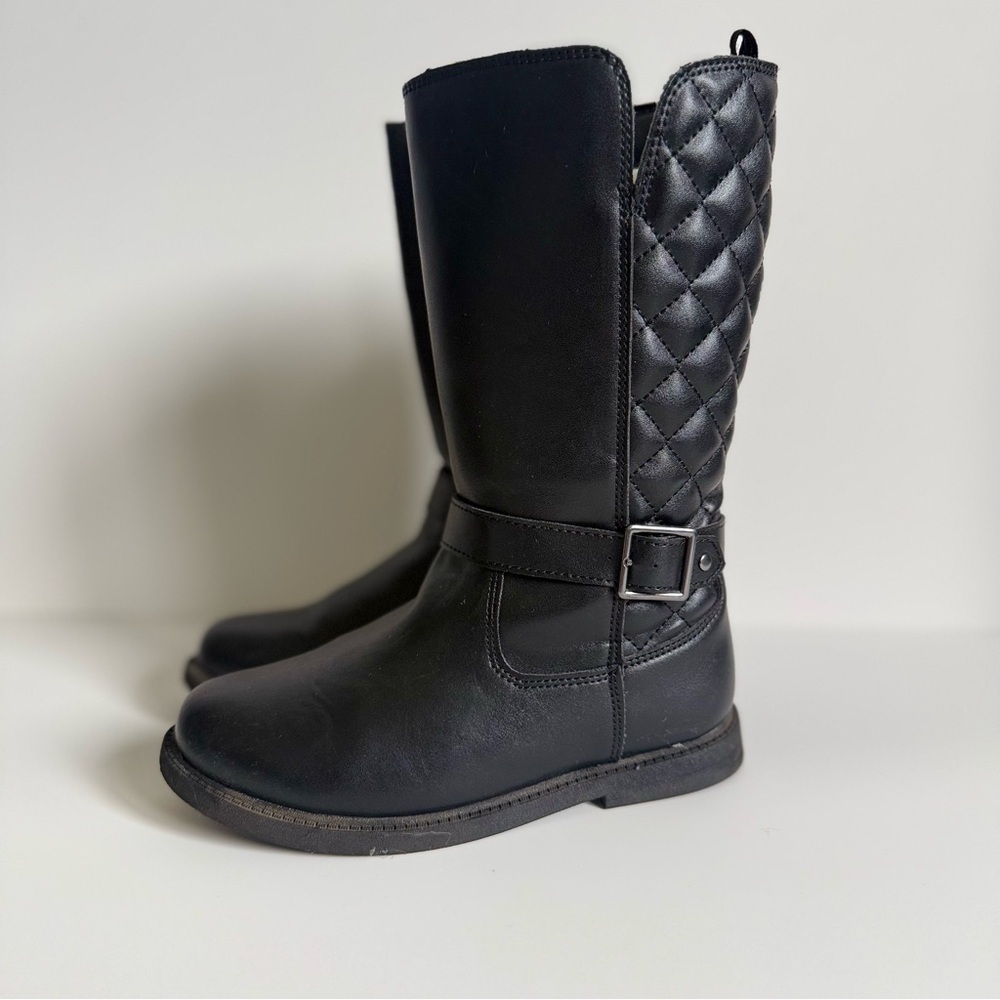 Girls Black Riding Boots - Picture 3 of 9
